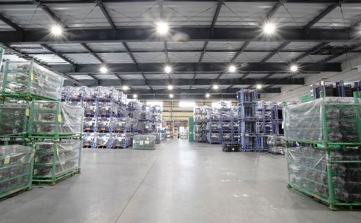 More than 280,000m² of warehouse space
