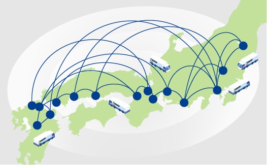 国内に広がるロジコムネットワークで物流の最適化をご提案